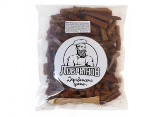 Мясные снеки: Деревенские гренки с аджикой