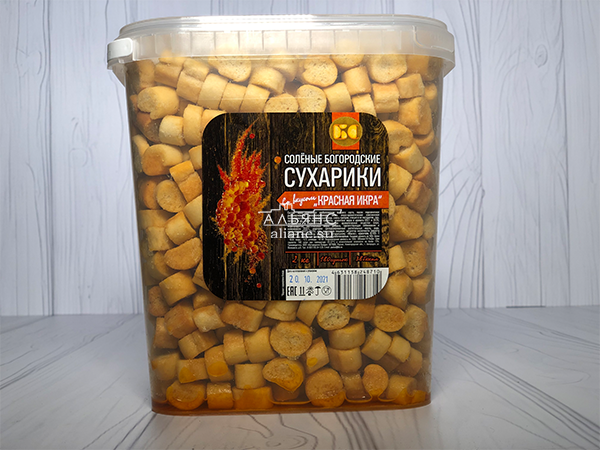 Сухарики с красной икрой в Набережных Челнах