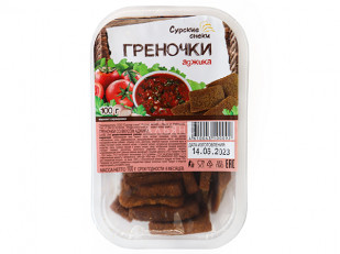 Орехи: Сурские гренки с Аджикой (100 гр)