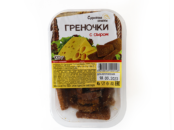 Сурские гренки со вкусом Сыра (100 гр) в Набережных Челнах