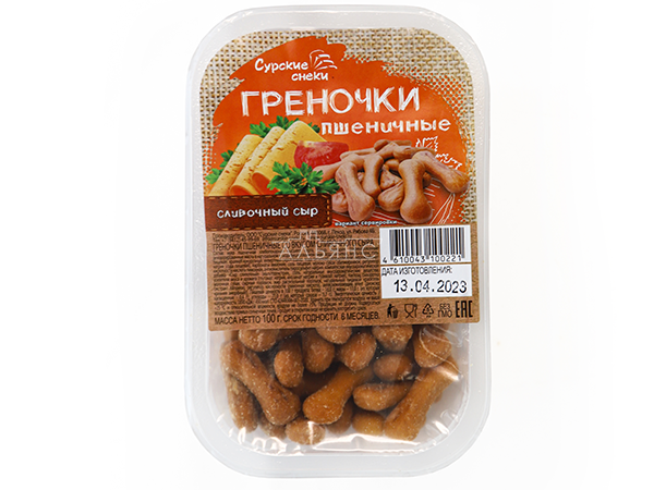 Сурские (ПШЕНИЧНЫЕ) Сливочный сыр (100 гр) в Набережных Челнах