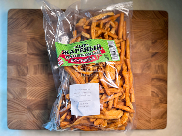 Жареный сыр "ВКУСНЯШКА" (Оливковый) 500гр. в Набережных Челнах