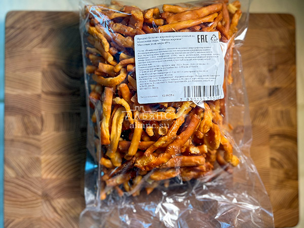 Нитка ЖАРЕНАЯ  Oktobersnack1 кг (сырный продукт) в Набережных Челнах