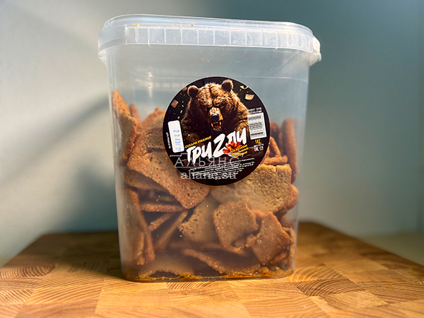 Ведро Ржаные гренки со вкусом Крылышки Барбекю (1 кг) в Набережных Челнах