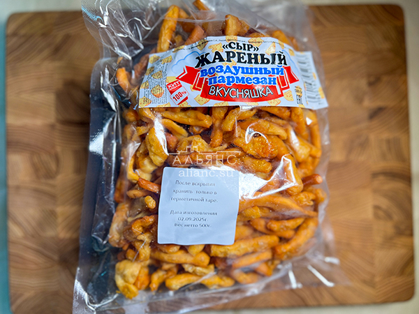 Жареный сыр "ВКУСНЯШКА" со вкусом пармезан (500 гр) в Набережных Челнах