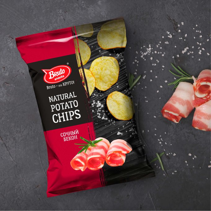 Картофель «Бруто» со вкусом бекона 130 гр. в Набережных Челнах